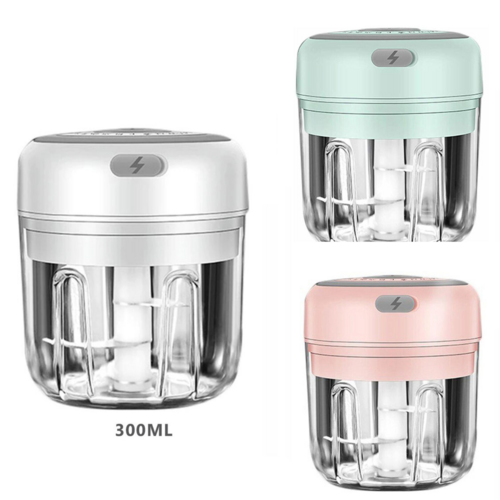 Hachoir à ail électrique sans fil 300 ml - Multi-usage cuisine