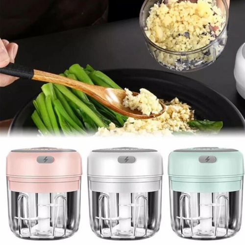 Hachoir à ail électrique sans fil 300 ml - Multi-usage cuisine
