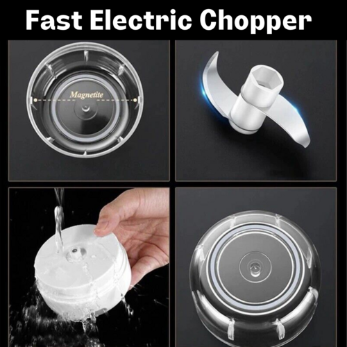 Hachoir à ail électrique sans fil 300 ml - Multi-usage cuisine