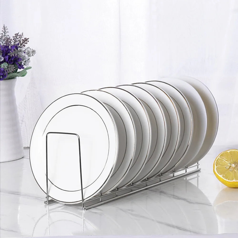 Égouttoir à vaisselle en inox — Range-assiettes et bols