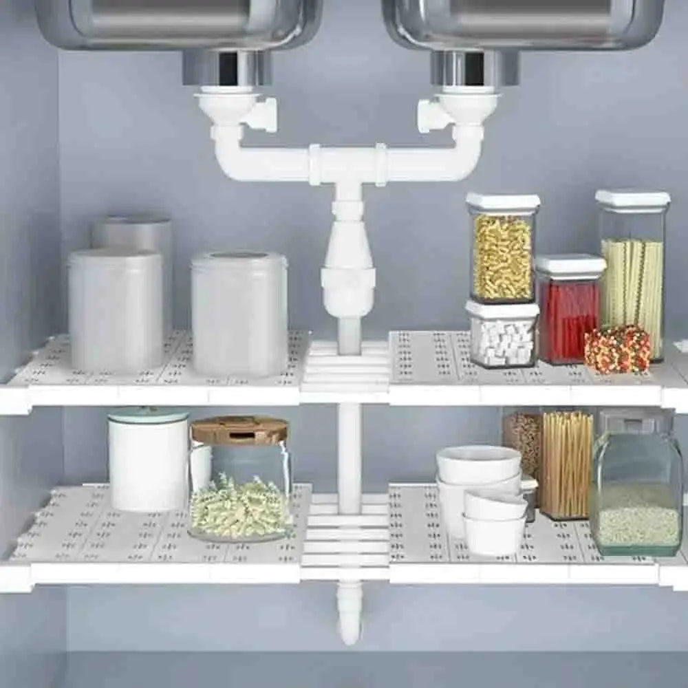 Étagère extensible de rangement — Armoire & penderie, sans perçage