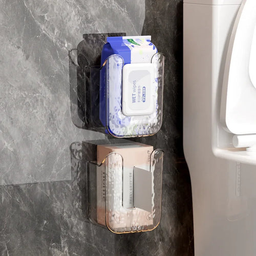 Boîte de rangement papier toilette étanche sans perçage