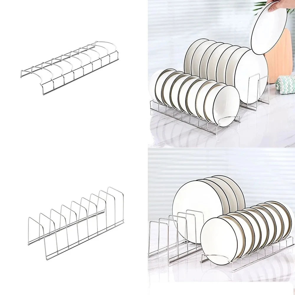 Égouttoir à vaisselle en inox — Range-assiettes et bols