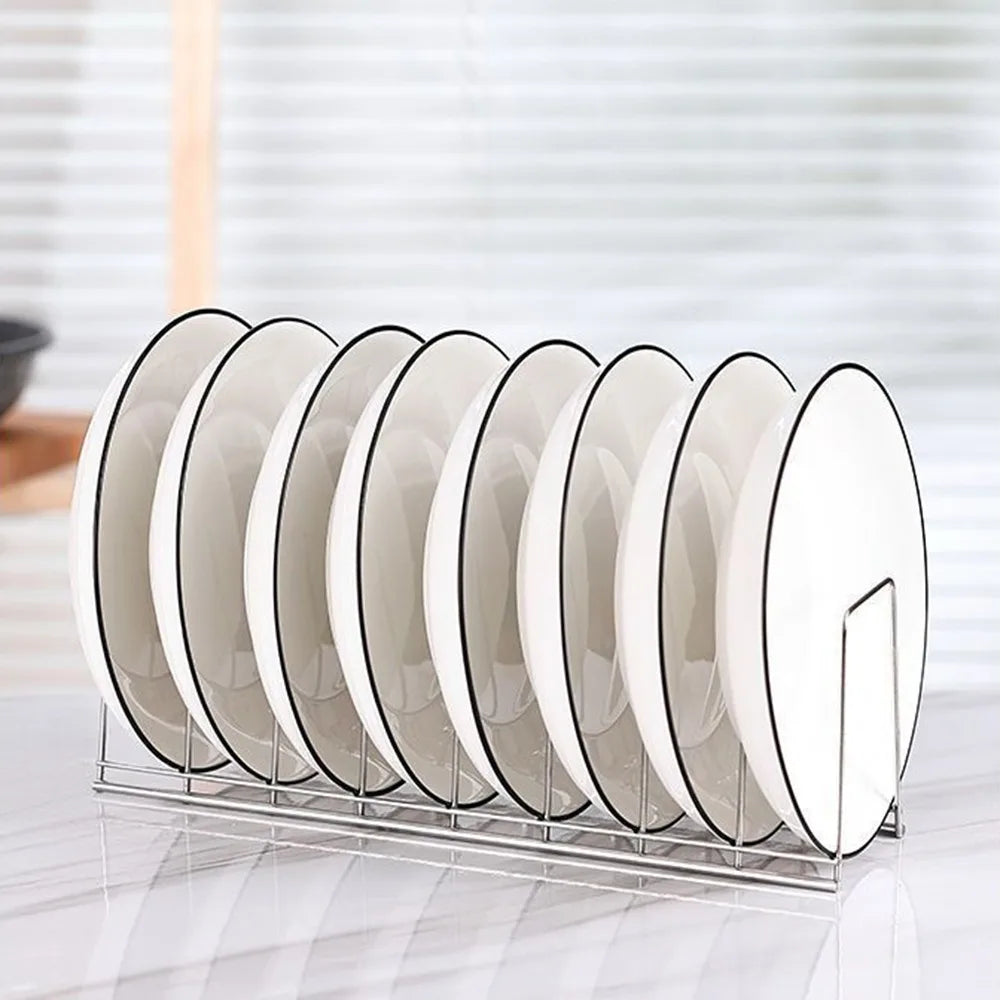 Égouttoir à vaisselle en inox — Range-assiettes et bols