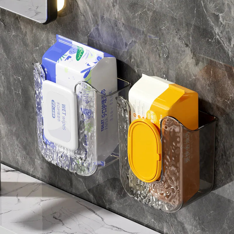 Boîte de rangement papier toilette étanche sans perçage