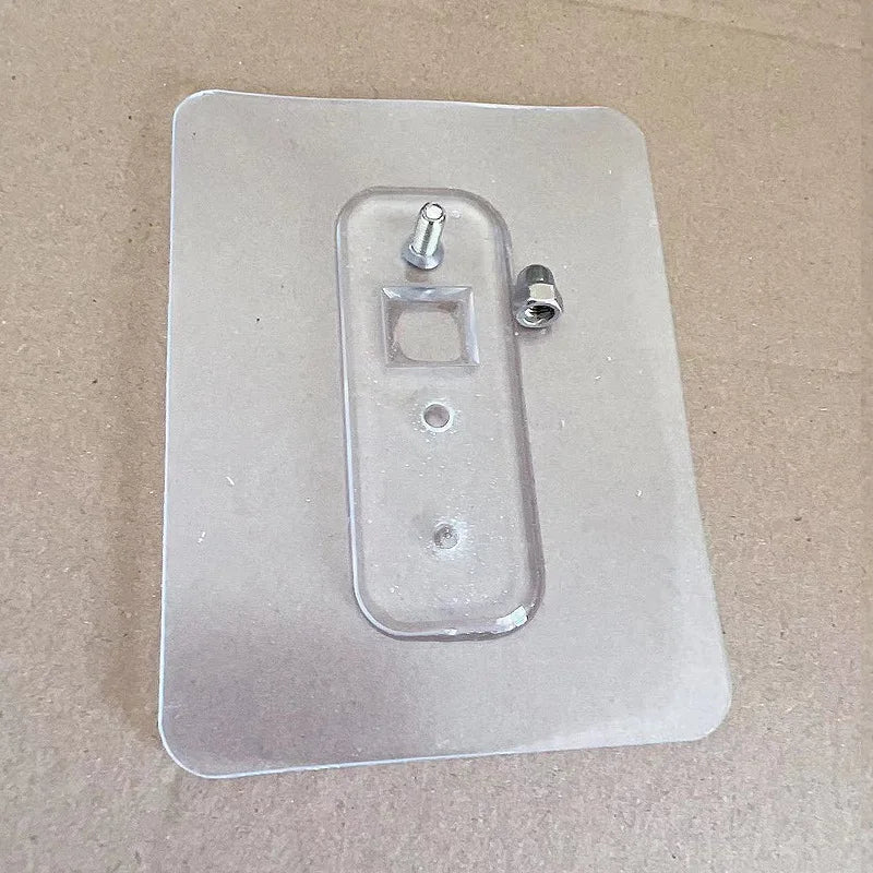 Étagère de douche d'angle autocollante — Rangement shampoing