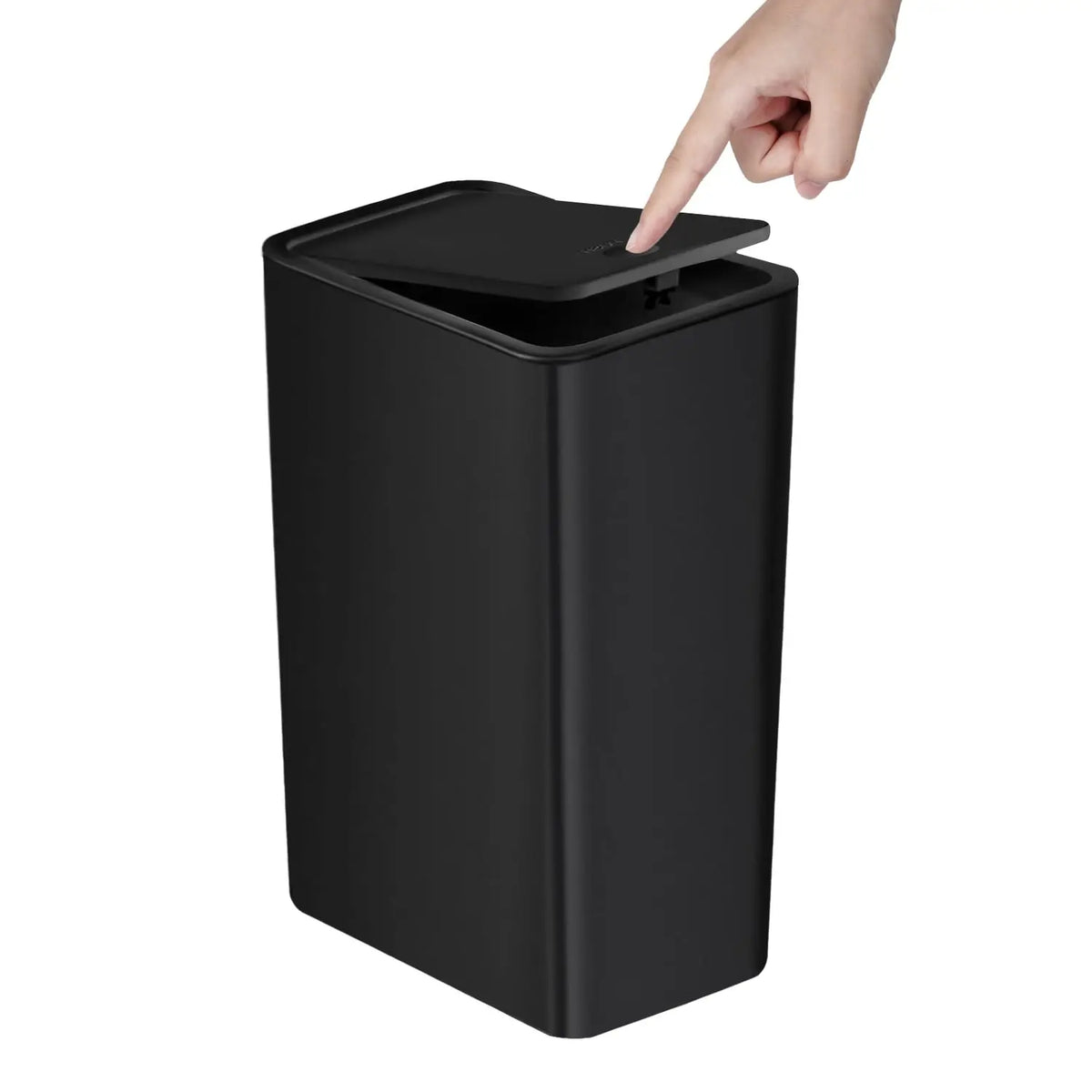 Poubelle de salle de bain 10L avec couvercle à pression