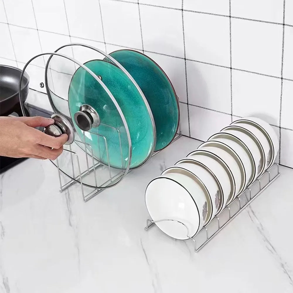 Égouttoir à vaisselle en inox — Range-assiettes et bols